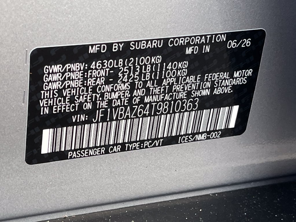 New 2026 Subaru WRX tS w/ WRX Essentials Package AWD/4WD image 22