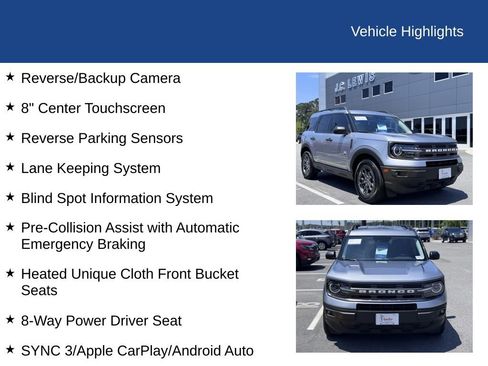 Used 2023 Ford Bronco Sport Big Bend w/ Convenience Package AWD/4WD image 24
