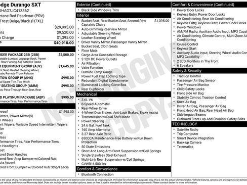Used 2018 Dodge Durango SXT w/ Quick Order Package 2BB RWD image 36