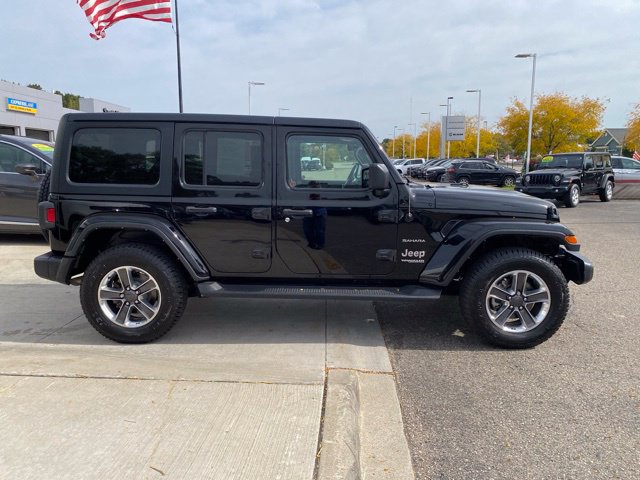 Used 2021 Jeep Wrangler Unlimited Sahara w/ Uconnect 4C Nav & Sound Group AWD/4WD image 2