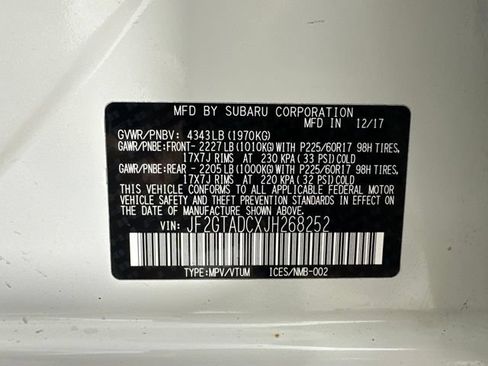 Used 2018 Subaru Crosstrek 2.0i Premium w/ Eyesight System AWD/4WD image 30