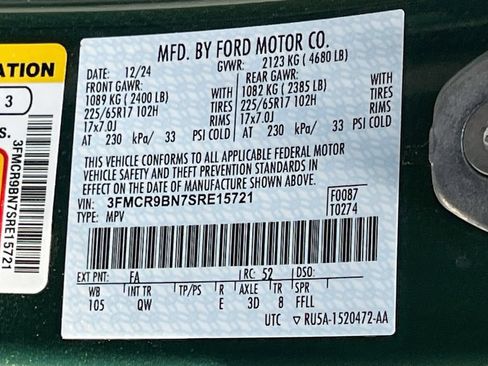 Used 2025 Ford Bronco Sport Big Bend AWD/4WD image 31