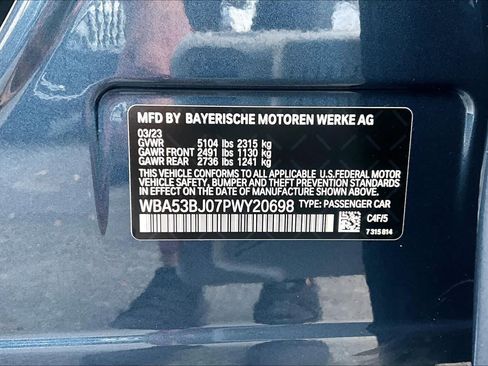 Certified 2023 BMW 540i w/ M Sport Package RWD image 34