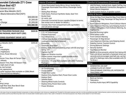 Used 2024 Chevrolet Colorado Z71 w/ Advanced Trailering Package image 43