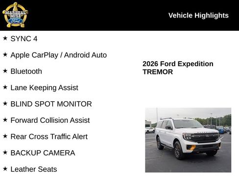 New 2026 Ford Expedition Tremor AWD/4WD image 2