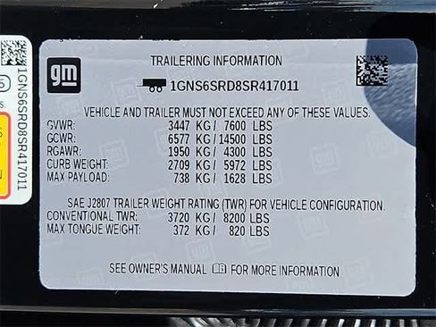 New 2025 Chevrolet Tahoe Premier w/ Sun And Tow Package image 24