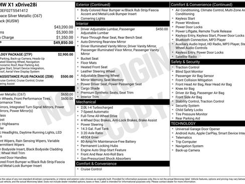 New 2026 BMW X1 xDrive28i w/ Technology Package image 11