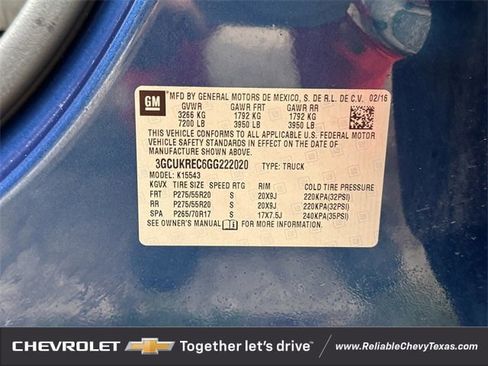 Used 2016 Chevrolet Silverado 1500 LT w/ Texas Edition image 34