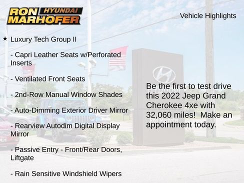 Used 2022 Jeep Grand Cherokee Limited 4xe w/ Luxury Tech Group II AWD/4WD image 2