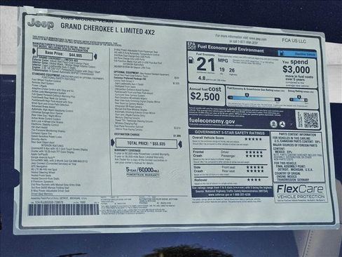 New 2025 Jeep Grand Cherokee L Limited w/ Luxury Tech Group II image 18