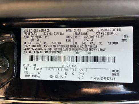Used 2018 Ford F150 XLT AWD/4WD image 7