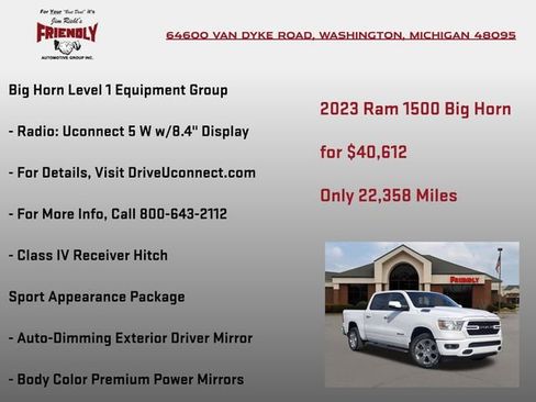 Used 2023 RAM 1500 Big Horn AWD/4WD image 25