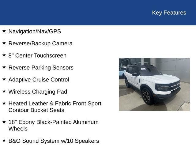 Certified 2024 Ford Bronco Sport Outer Banks w/ Tech Package AWD/4WD image 34