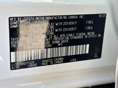 New 2025 Toyota RAV4 XLE image 20