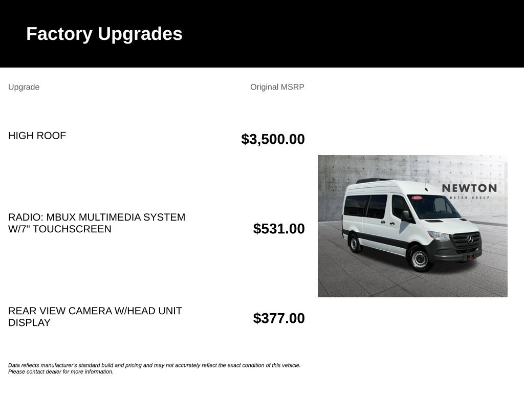 Used 2024 Mercedes-Benz Sprinter 2500 image 8