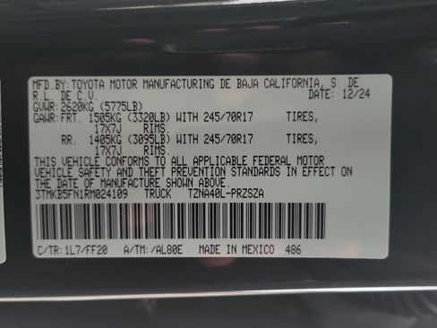 Certified 2024 Toyota Tacoma SR5 RWD image 23