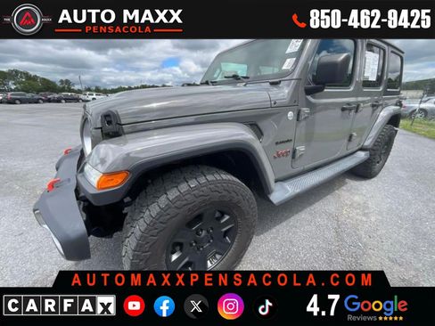 Used 2018 Jeep Wrangler Unlimited Sahara AWD/4WD image 1