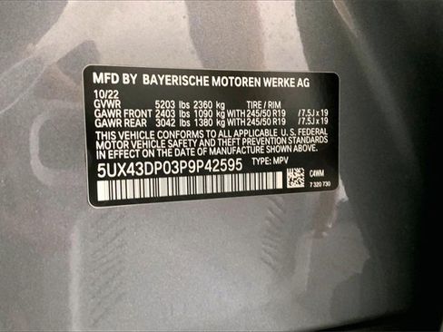 Used 2023 BMW X3 sDrive30i w/ Convenience Package image 8