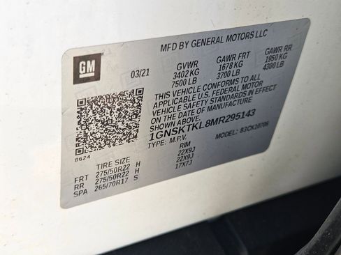 Certified 2021 Chevrolet Tahoe High Country AWD/4WD image 30