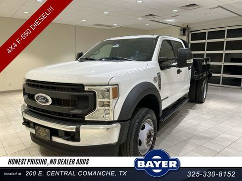 Used 2022 Ford F550 4x4 Crew Cab Super Duty w/ Power Equipment Group image 1