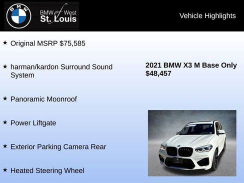 Used 2021 BMW X3 M image 8