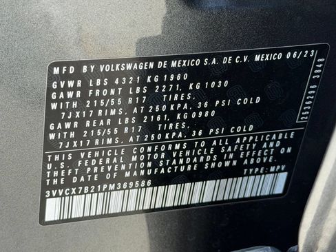 Used 2023 Volkswagen Taos S FWD image 23