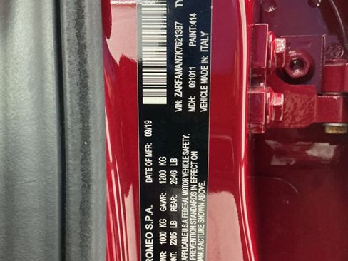 Used 2019 Alfa Romeo Giulia RWD image 50