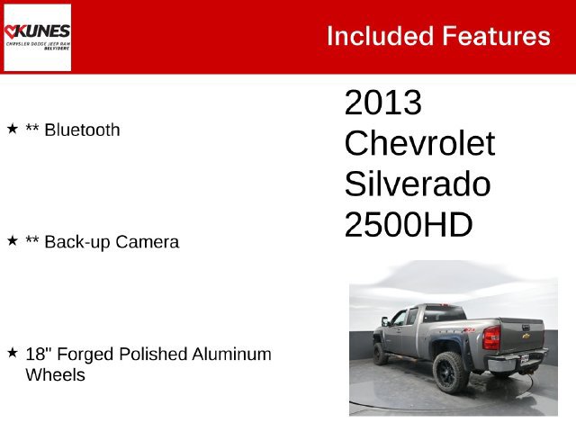 Used 2013 Chevrolet Silverado 2500 LT w/ Z71 Appearance Package AWD/4WD image 2