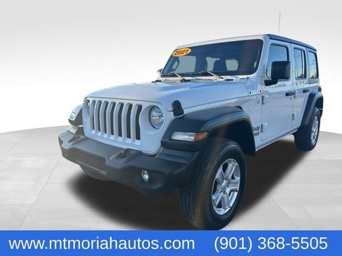 Used 2021 Jeep Wrangler Unlimited Sport image 1