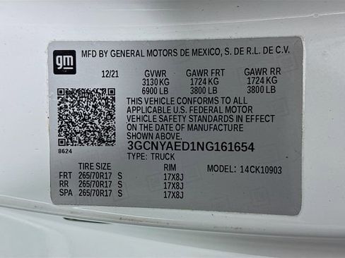 Used 2022 Chevrolet Silverado 1500 W/T w/ WT Fleet Convenience Package image 29