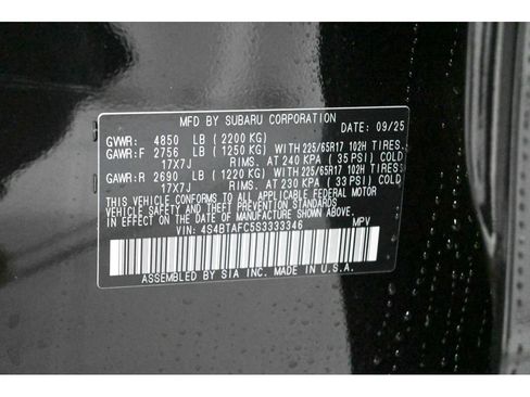 New 2025 Subaru Outback Premium image 30