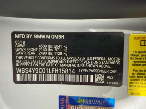 Used 2020 BMW M4 Coupe w/ Competition Package RWD image 31