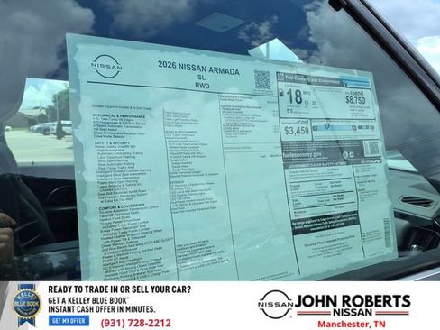 New 2026 Nissan Armada SL w/ Captain's Chari Seat Package RWD image 19