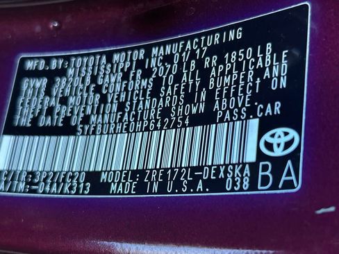 Used 2017 Toyota Corolla SE 50th Anniversary image 40