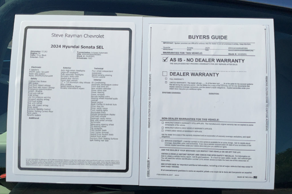 Used 2024 Hyundai Sonata SEL FWD image 24