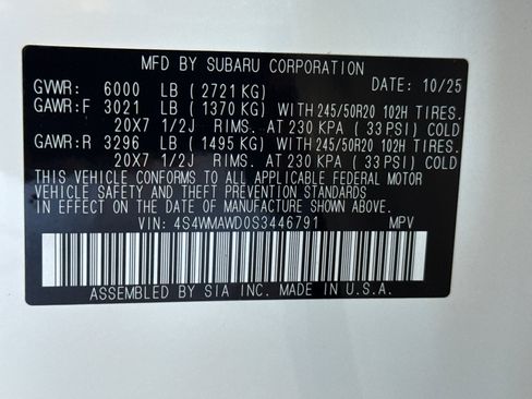 New 2025 Subaru Ascent Bronze Edition image 30