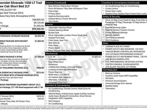 Used 2020 Chevrolet Silverado 1500 LT Trail Boss image 37