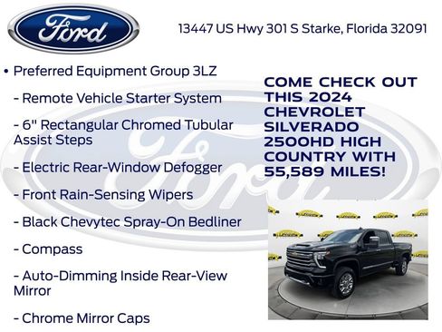Used 2024 Chevrolet Silverado 2500 High Country w/ Technology Package AWD/4WD image 32