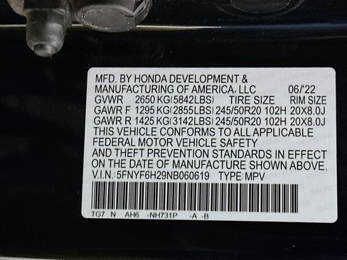 Used 2022 Honda Pilot Special Edition image 12