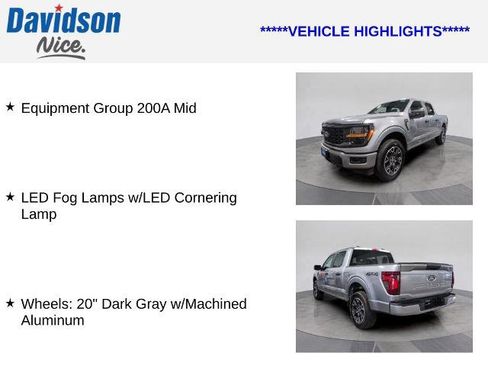 Certified 2025 Ford F150 STX w/ Equipment Group 200A AWD/4WD image 4