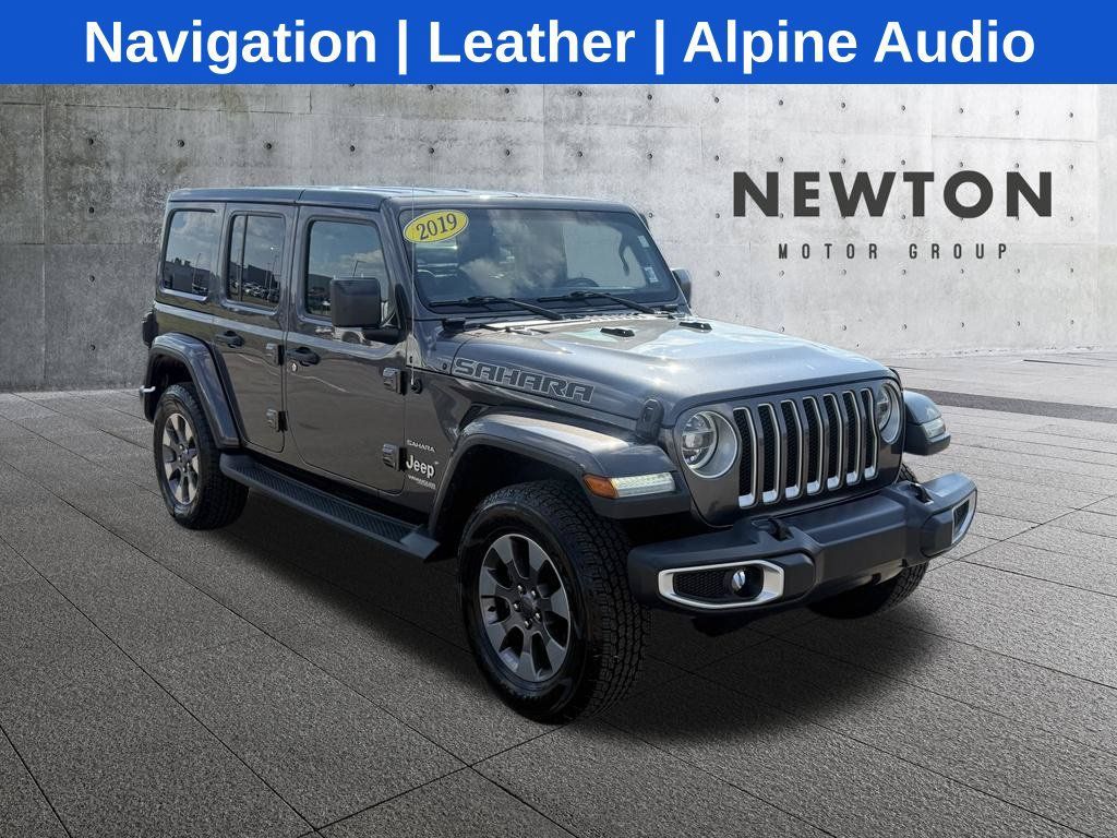 Used 2019 Jeep Wrangler Unlimited Sahara AWD/4WD image 1