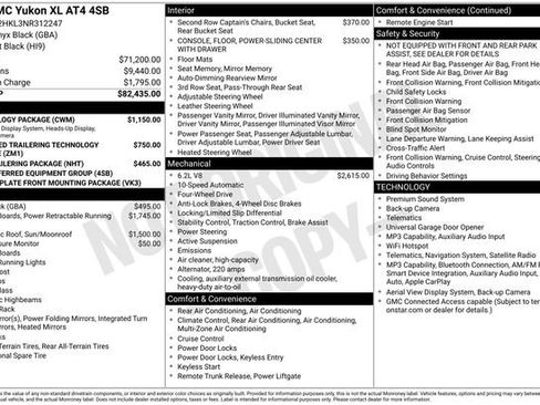 Used 2022 GMC Yukon XL AT4 w/ Technology Package AWD/4WD image 2