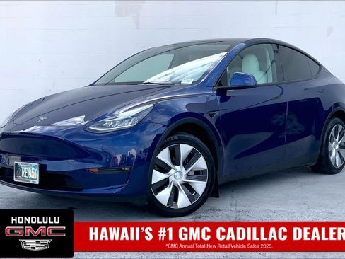 Used 2021 Tesla Model Y Long Range AWD/4WD image 1