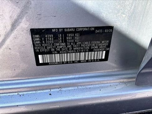 Used 2020 Subaru Impreza 2.0i AWD/4WD image 9