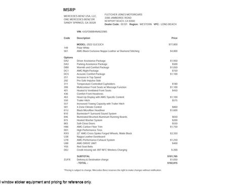 Used 2022 Mercedes-Benz GLE 53 AMG AMG GLE 53 4MATIC Coupe image 2