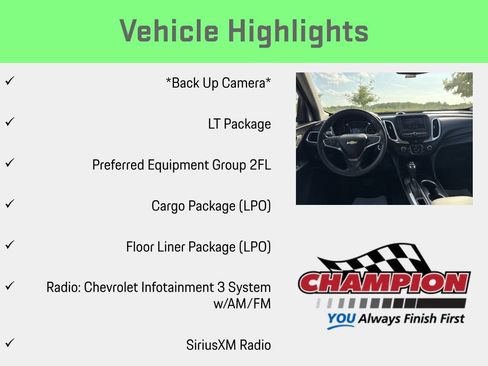 Used 2020 Chevrolet Equinox LT w/ LPO, Floor Liner Package FWD image 6