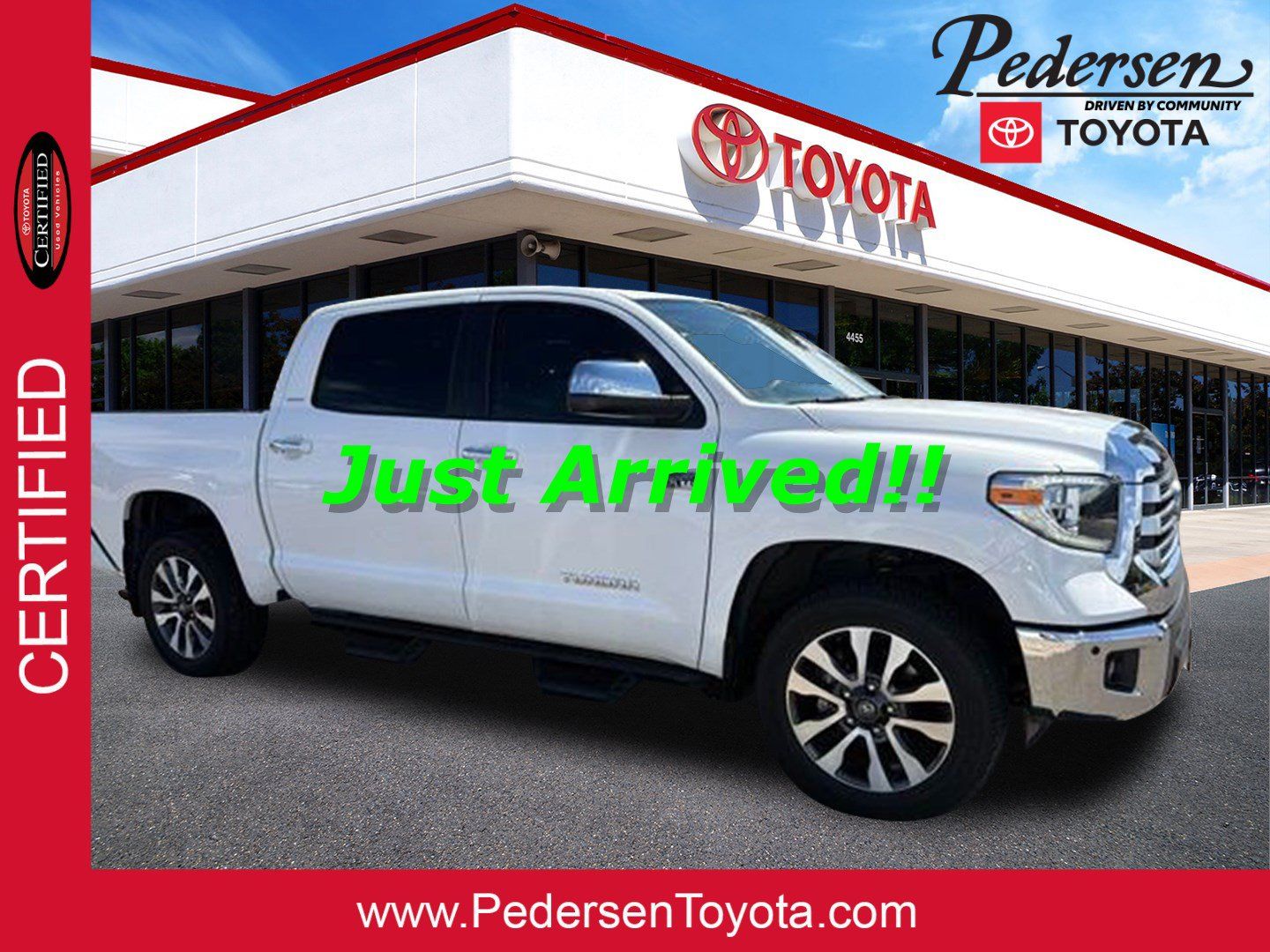 Certified 2020 Toyota Tundra Limited w/ Limited Premium Package AWD/4WD image 1