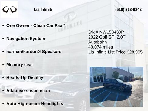 Used 2022 Volkswagen GTI Autobahn FWD image 10