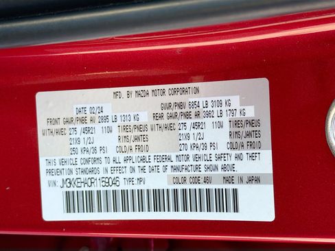 Certified 2024 MAZDA CX-90 Plug-In Hybrid w/ Premium Plus image 47