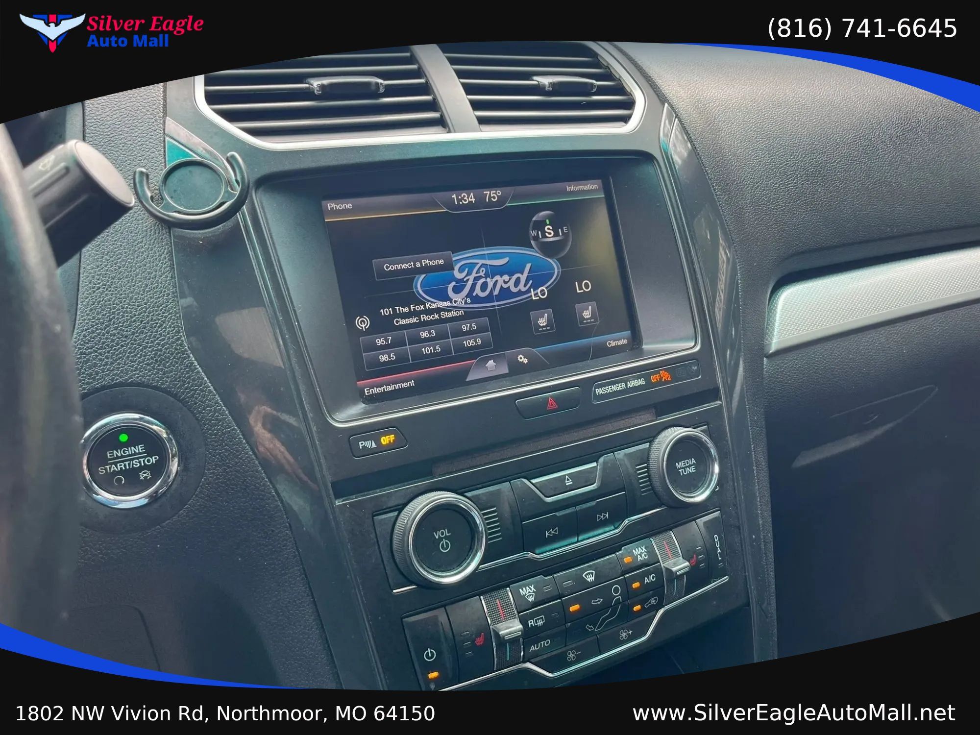 Used 2016 Ford Explorer XLT w/ Equipment Group 202A FWD image 11